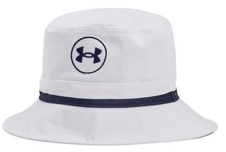Under Armour Drive unisex bucket hat, white/navy