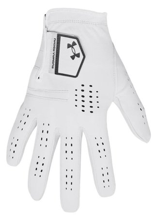 Under Armour Tour mens golf glove, white/castelrock