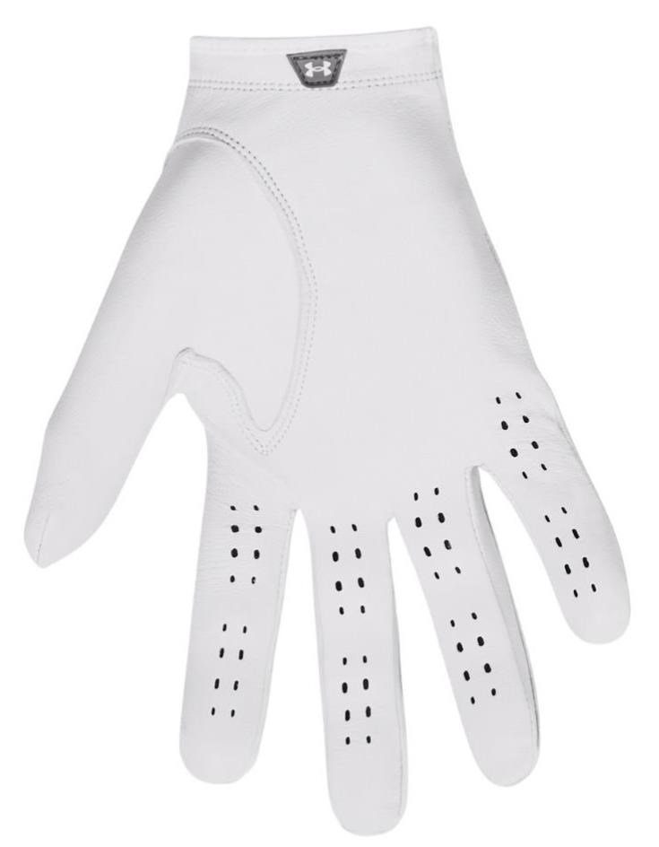 Under Armour Tour mens golf glove, white/castelrock