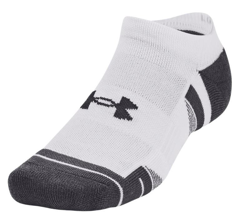 Under Armour Performance Tech unisex socks (3 Pairs), white/grey