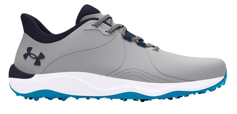 Under Armour Drive Pro SL mens golf shoes, grey/capri