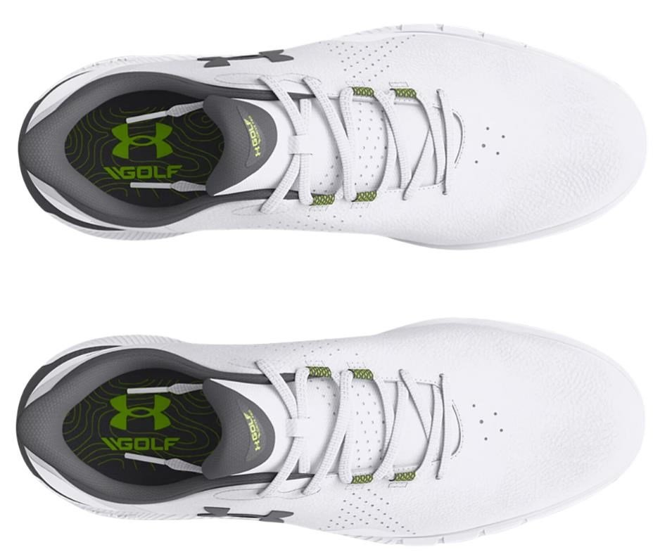 Under Armour Drive Fade SL mens golf shoes, white/titan grey