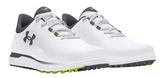 Under Armour Drive Fade SL mens golf shoes, white/titan grey