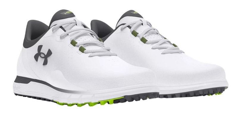 Under Armour Drive Fade SL mens golf shoes, white/titan grey