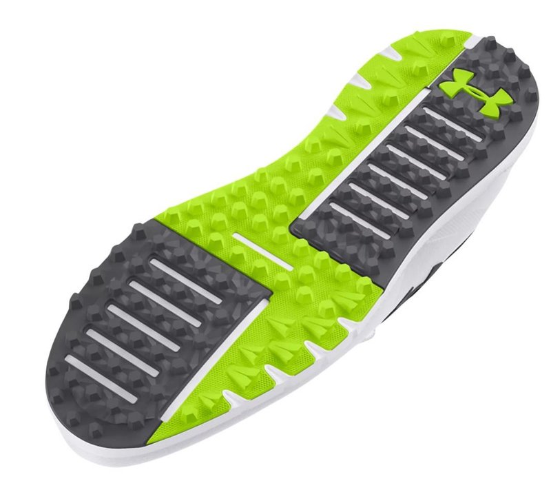 Under Armour Drive Fade SL mens golf shoes, white/titan grey