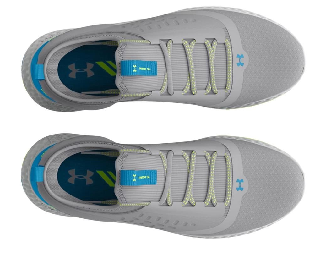 Under Armour GS Charged Phantom SL junior golf shoes, mod gray/capri