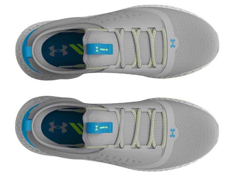 Under Armour GS Charged Phantom SL junior golf shoes, mod gray/capri