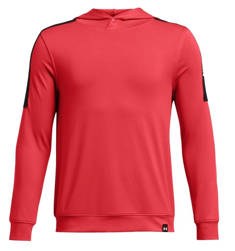 Under Armour Playoff junior hoodie 2024, red solstice/black