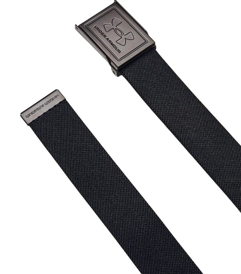 Under Armour Stretch Webbing men's belt, black/castelrock