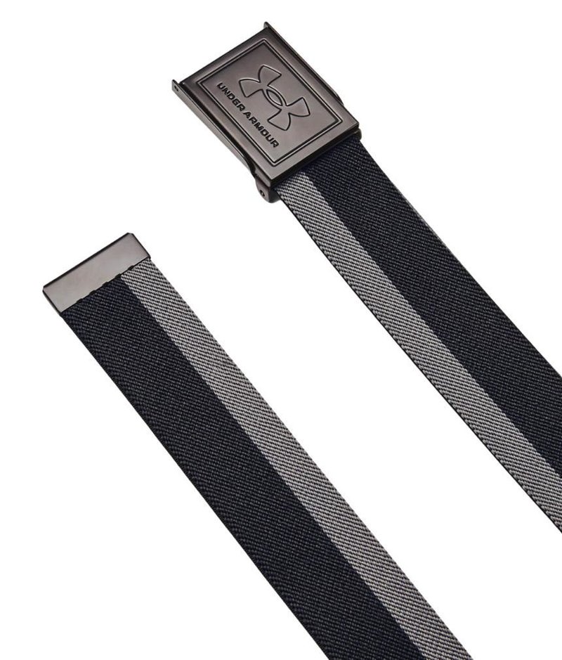 Under Armour Stretch Webbing men's belt, black/castelrock