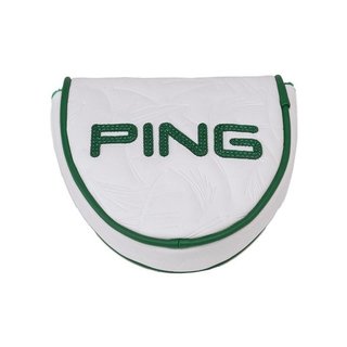 PING Golf Ping Looper Mallet Putter Headcover, white/green