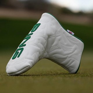 PING Looper Blade Putter Headcover, white/green