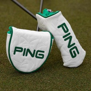 PING Looper Blade Putter Headcover, white/green
