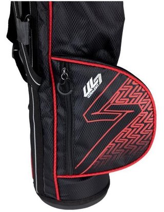 U.S. Kids Golf UL7-39 (99cm) W30 3-Club junior golf set + carry bag, black/red