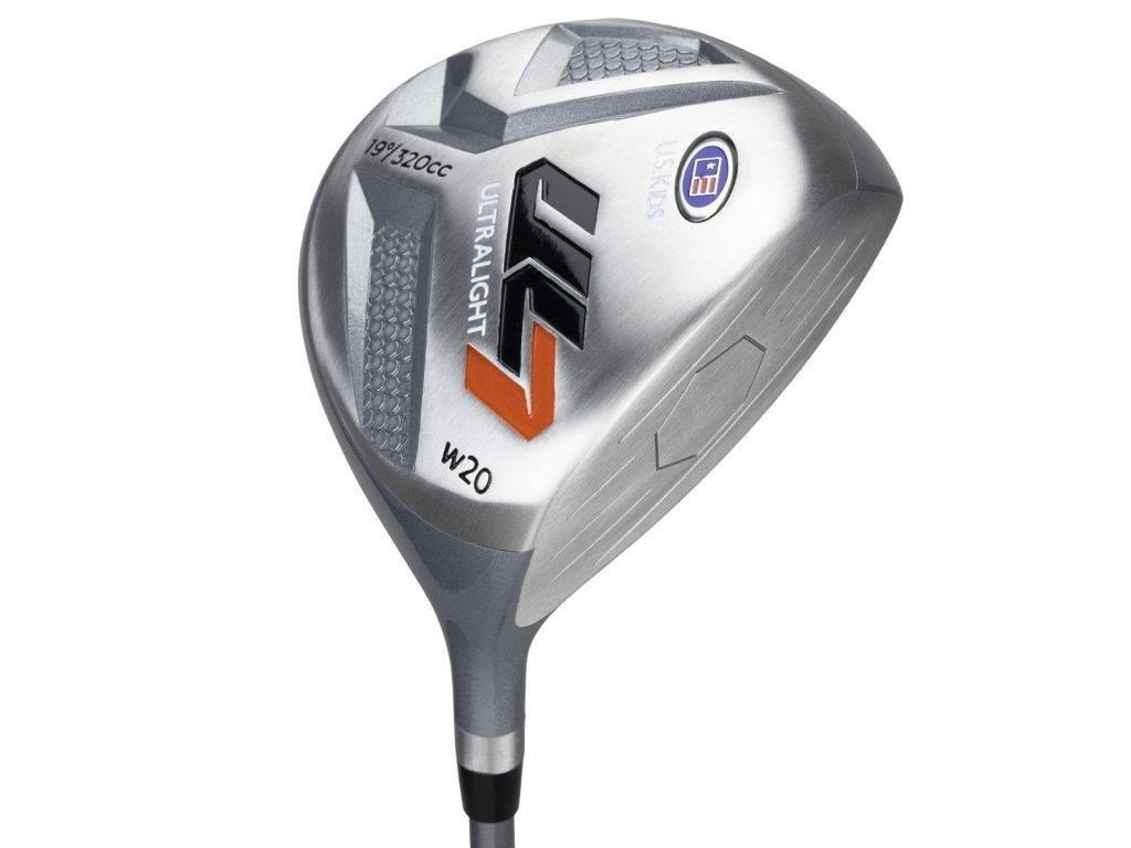 U.S. Kids Golf UL7-51 (130cm) 5-Club junior golf set + stand bag, black/orange