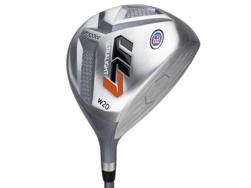 U.S. Kids Golf UL7-51 (130cm) 5-Club junior golf set + stand bag, black/orange