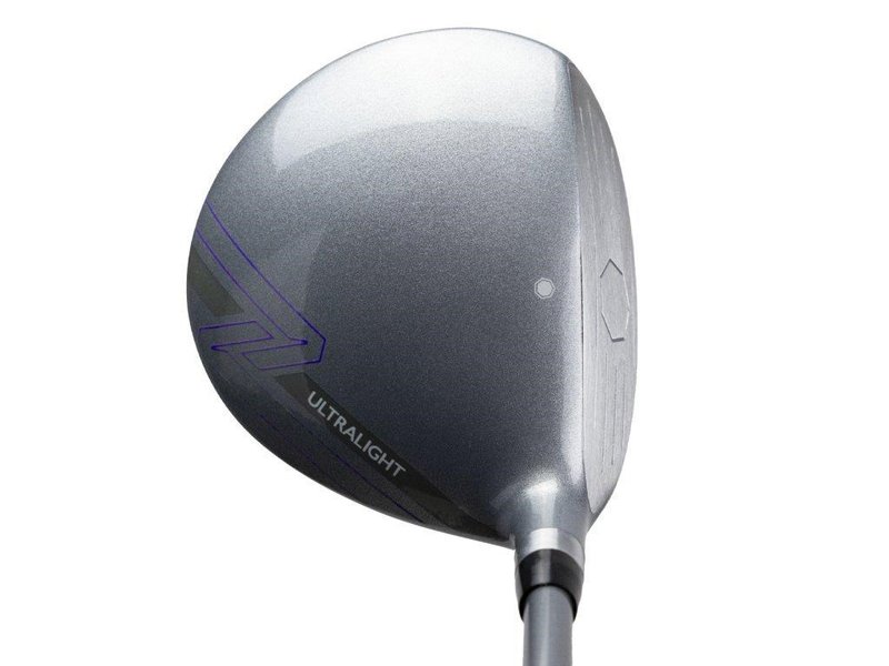 U.S. Kids Golf UL7-54 (137cm) W15 5-Club junior golf set + stand bag, black/purple