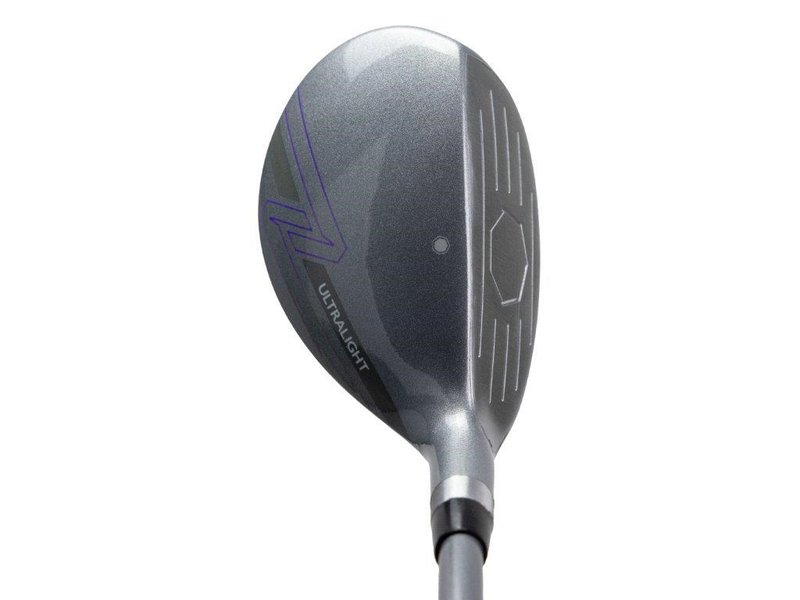 U.S. Kids Golf UL7-54 (137cm) W15 5-Club junior golf set + stand bag, black/purple
