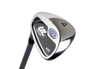 U.S. Kids Golf UL7-54 (137cm) W15 5-Club junior golf set + stand bag, black/purple