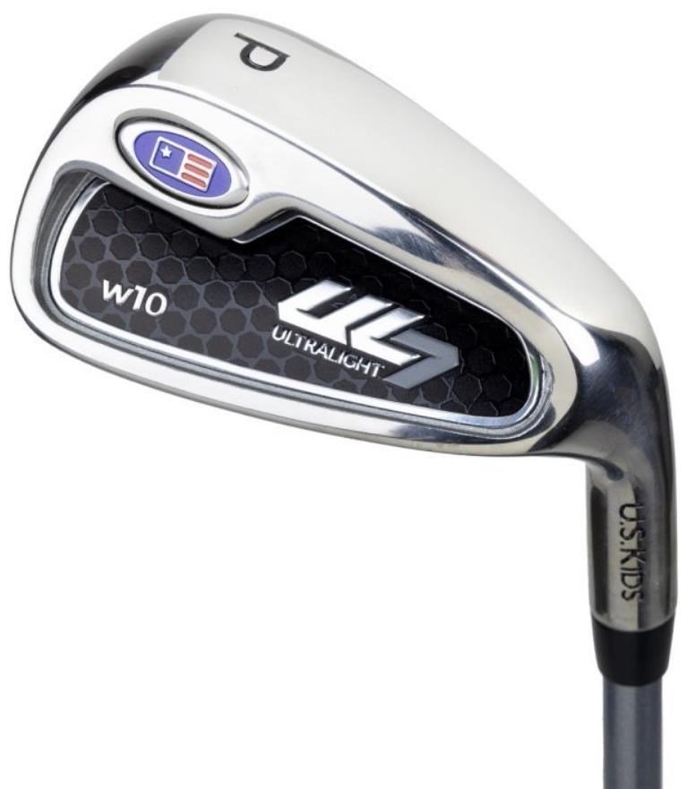 U.S. Kids Golf UL7-63 (160cm) W10 5-Club junior golf set, graphite, + stand bag, black/gold