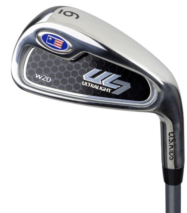U.S. Kids Golf UL7-48 (122cm) W20 junior irons, graphite