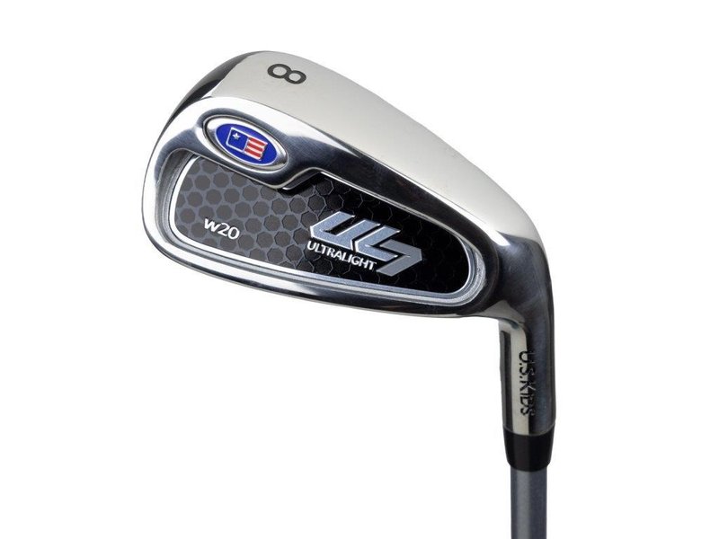U.S. Kids Golf UL7-51 (130cm) W20 junior irons, graphite