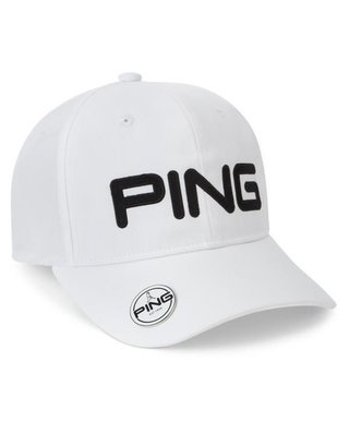 PING Ball Marker men's cap, white - 3 PACK