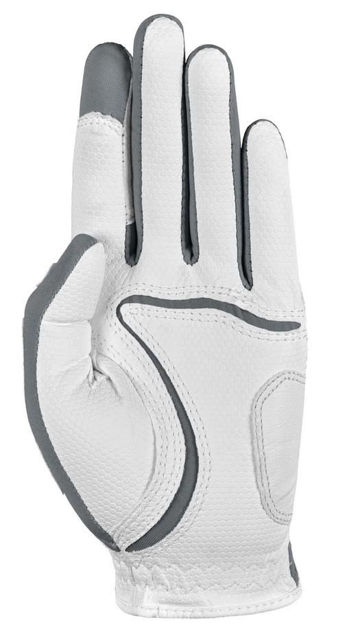 Zoom Zoom Weather mens golf glove, white/silver