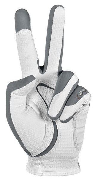 Zoom Zoom Weather mens golf glove, white/silver