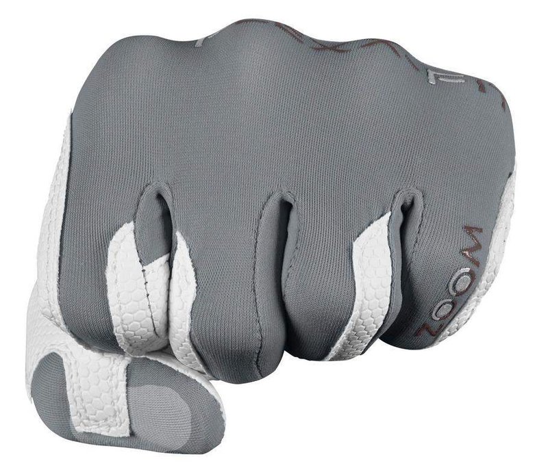 Zoom Zoom Weather mens golf glove, white/silver
