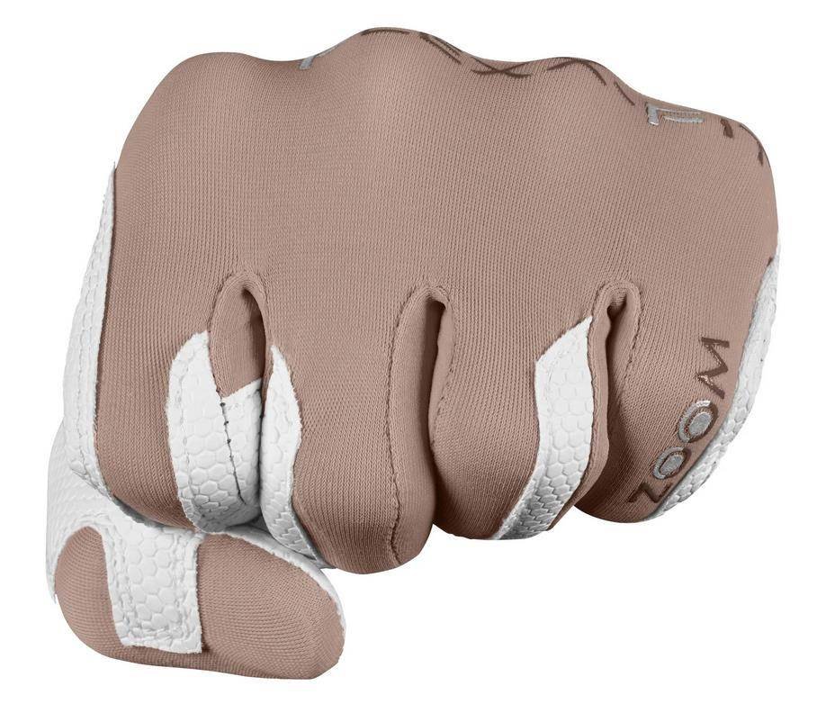 Zoom Zoom Weather ladies golf glove, white/sand