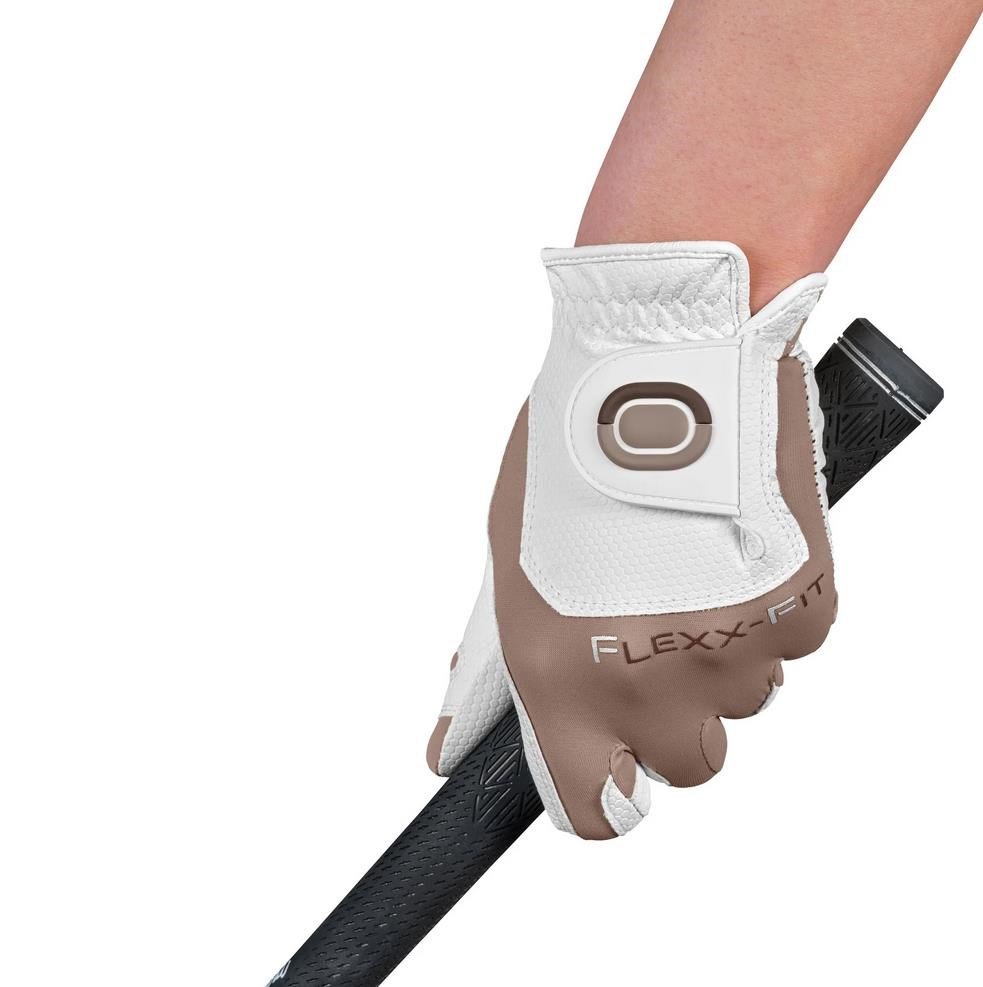 Zoom Zoom Weather ladies golf glove, white/sand
