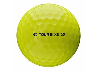 Bridgestone Tour B XS golf balls, yellow