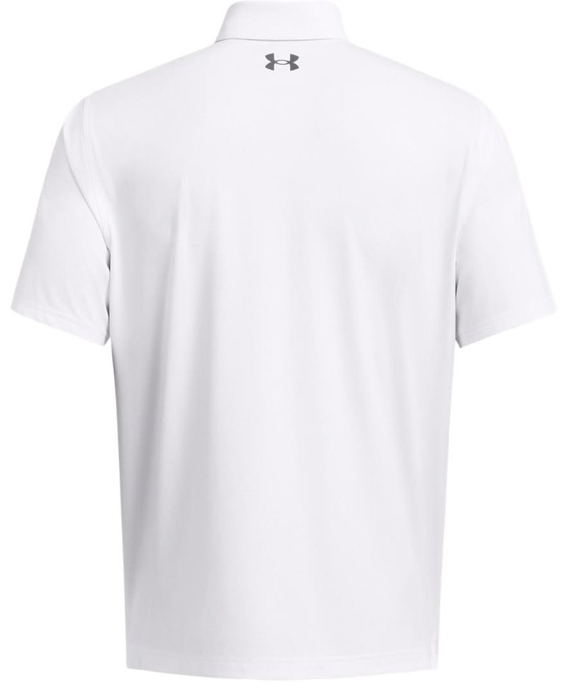 Under Armour T2G men's polo, white/pitch grey