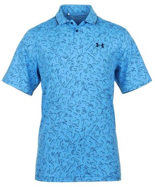 Under Armour Iso-Chill Verge men's polo, viral blue/midnight navy/photon blue