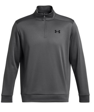 Under Armour Fleece 1/4 Zip men's sweatshirt, castlerock/black