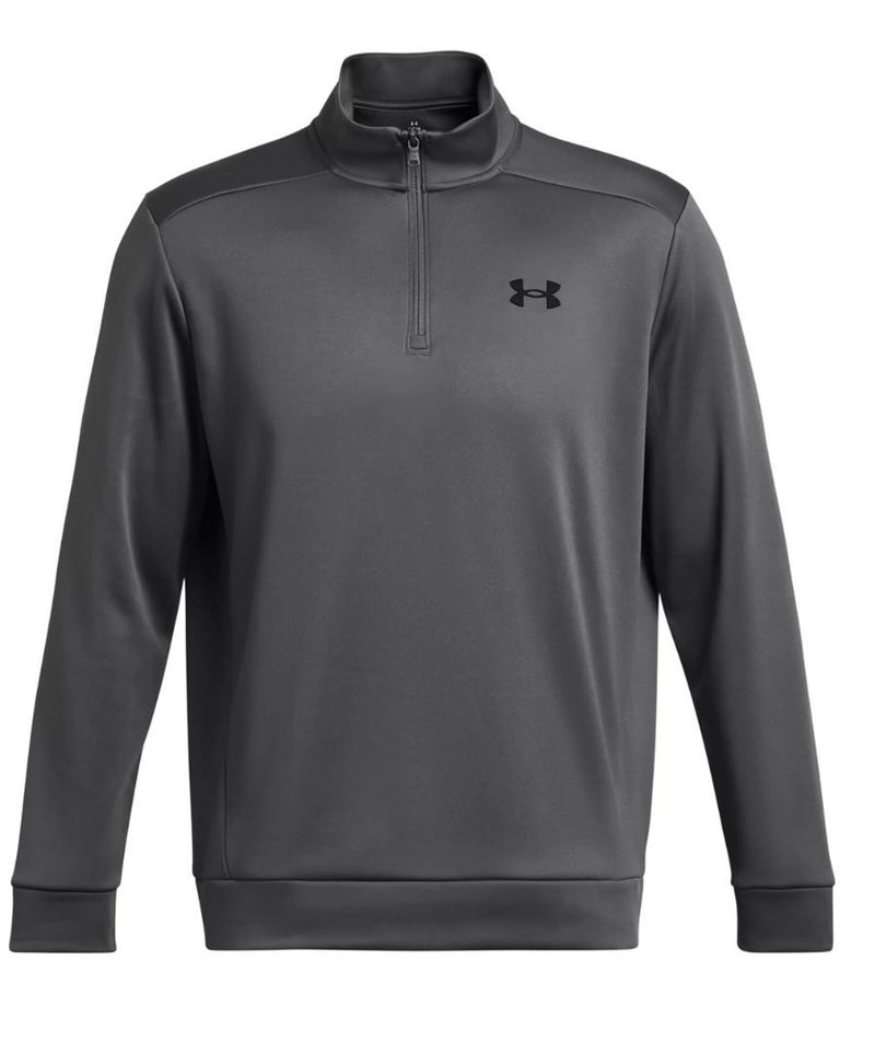 Under Armour Fleece 1/4 Zip men's sweatshirt, castlerock/black