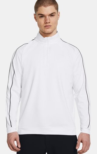 Under Armour Storm Midlayer 1/2 Zip men's sweatshirt, white/midnight navy