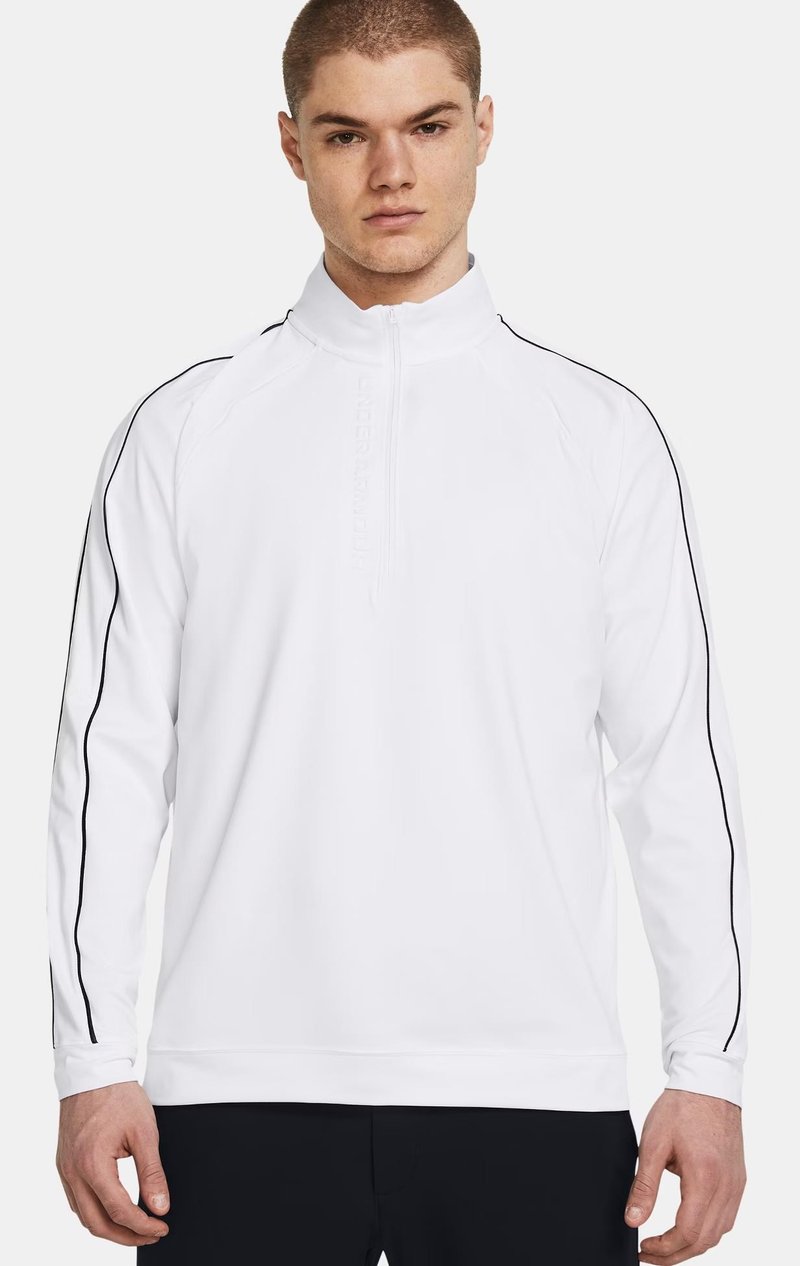 Under Armour Storm Midlayer 1/2 Zip men's sweatshirt, white/midnight navy