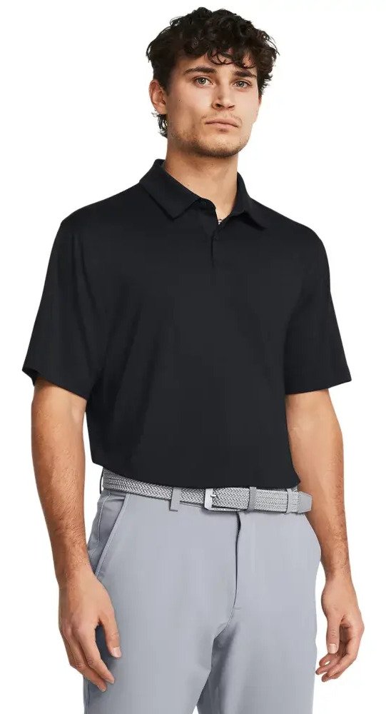 Under Armour T2G mens polo, black/pitch gray