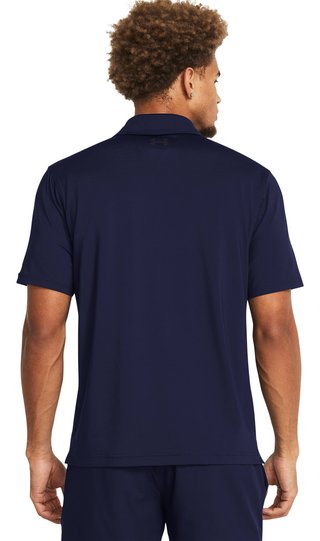 Under Armour T2G mens polo, midnight navy/pitch gray