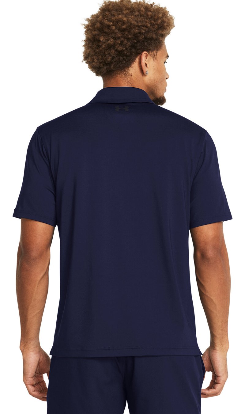 Under Armour T2G mens polo, midnight navy/pitch gray