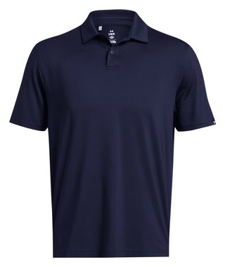 Under Armour T2G mens polo, midnight navy/pitch gray