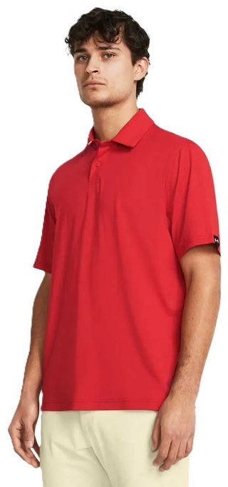 Under Armour T2G LB men's polo, red/black