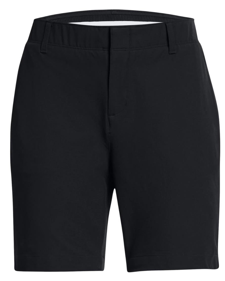 Under Armour Drive 7" women's shorts, black/metallic silver