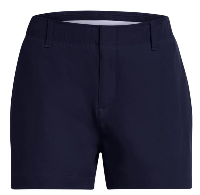 Under Armour Drive 3.5" women's shorts, midnight navy/halo grey