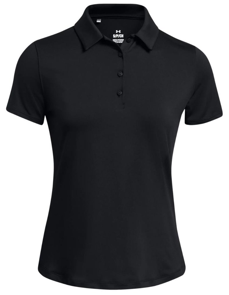 Under Armour Playoff women's polo, black