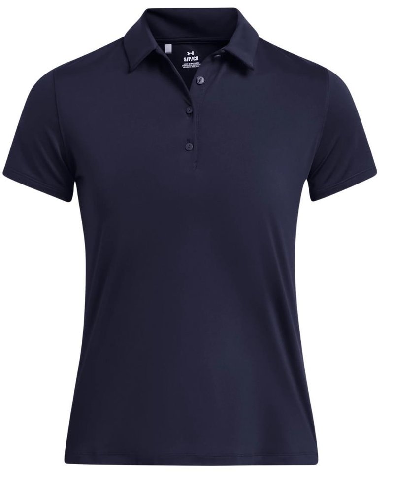 Under Armour Playoff women's polo, midnight navy/halo grey