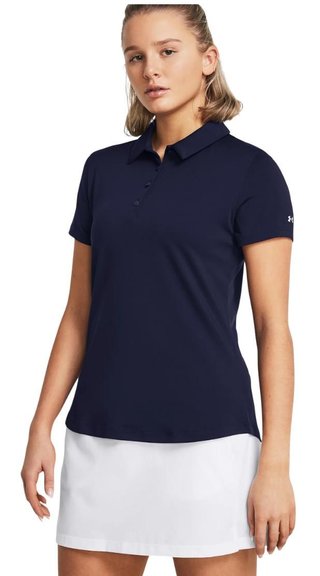 Under Armour Playoff women's polo, midnight navy/halo grey