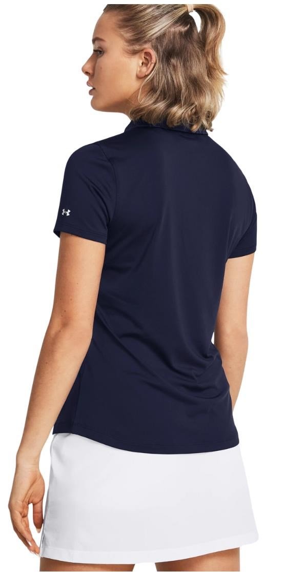 Under Armour Playoff women's polo, midnight navy/halo grey